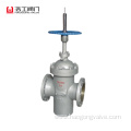 Parallel double disc slab gate valve WCB